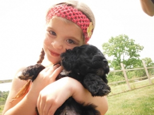 Grand-daughters & Puppies