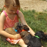 Grand-daughters & Puppies